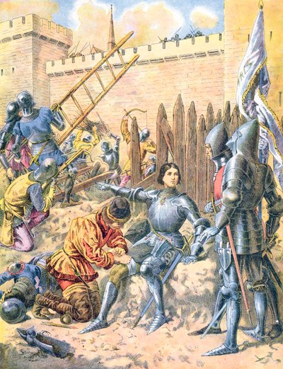 Joan of Arc at the Siege of Paris by Frederic Theodore Lix